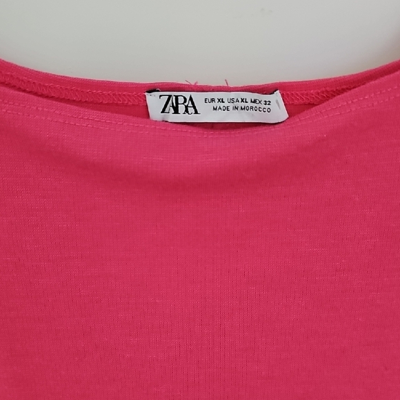 Zara Pink Fitted Dress Size XL - Picture 2 of 5
